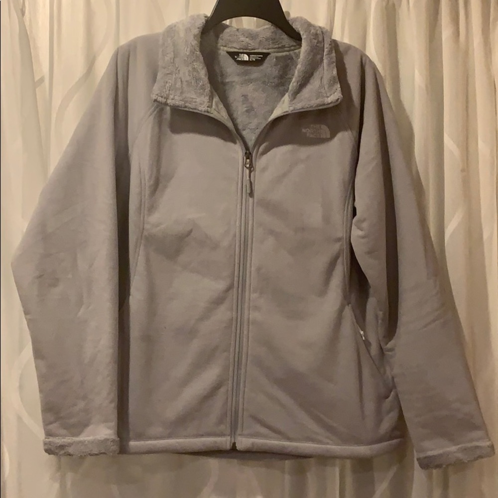 Grey north face jacket
